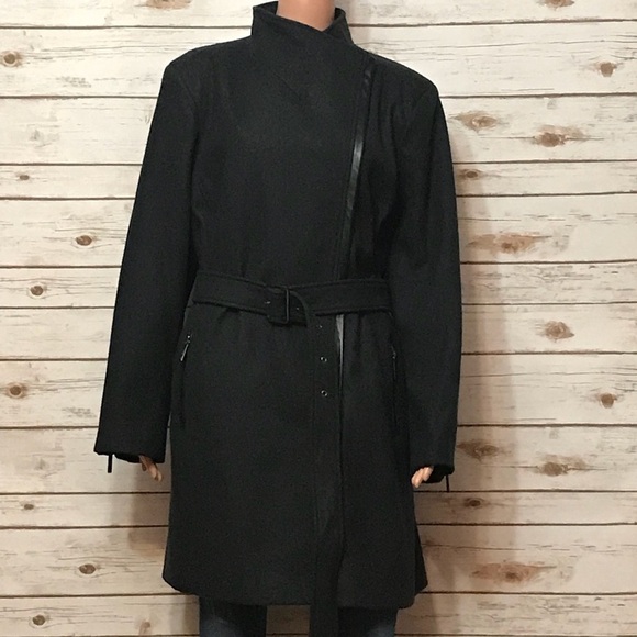 Michael Michael Kors Wool Blended Coat - 6 - Picture 1 of 8